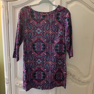 Paisley Long Sleeve Dress